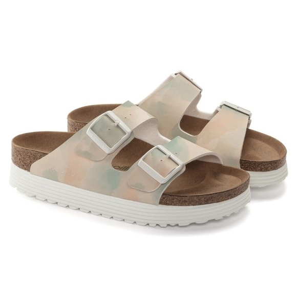 Birkenstock Arizona Flex Platform Sandals – Watercolor Pink/Blue (EU 37) NWT - Picture 6 of 8